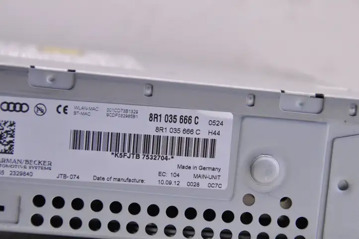 Audi A4 S4 B8 8K (2011 - 2015) 8R1035666C Магнитола / мультимедийная система — фото 7