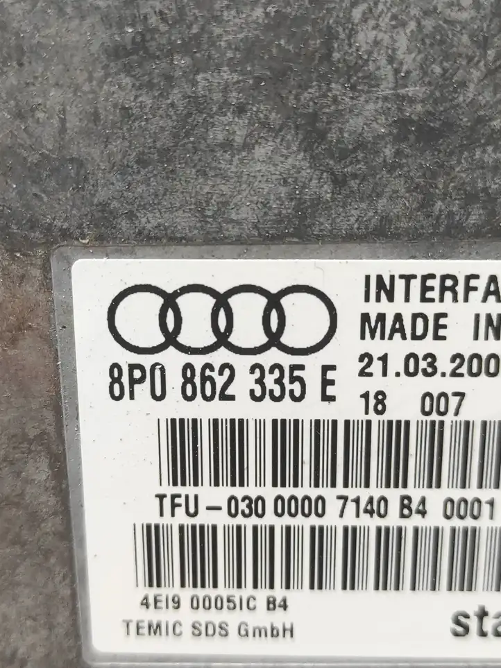 Audi A4 S4 B7 8E 8H (2004 - 2009) 8P0862335E Bluetooth модуль — фото 2