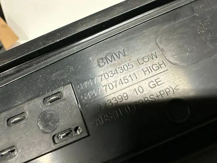 BMW 5 E60 E61 (2004 - 2010) 7034304 Наружная отделка переднего порога — фото 2
