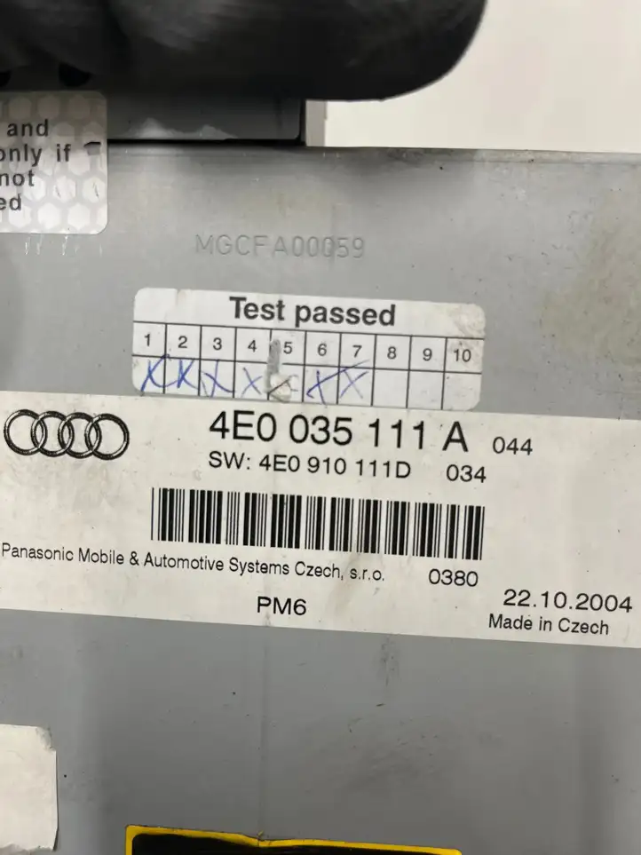 Audi A6 S6 C6 4F (2004 - 2008) 4E0035111A CD/DVD чейнджер — фото 5