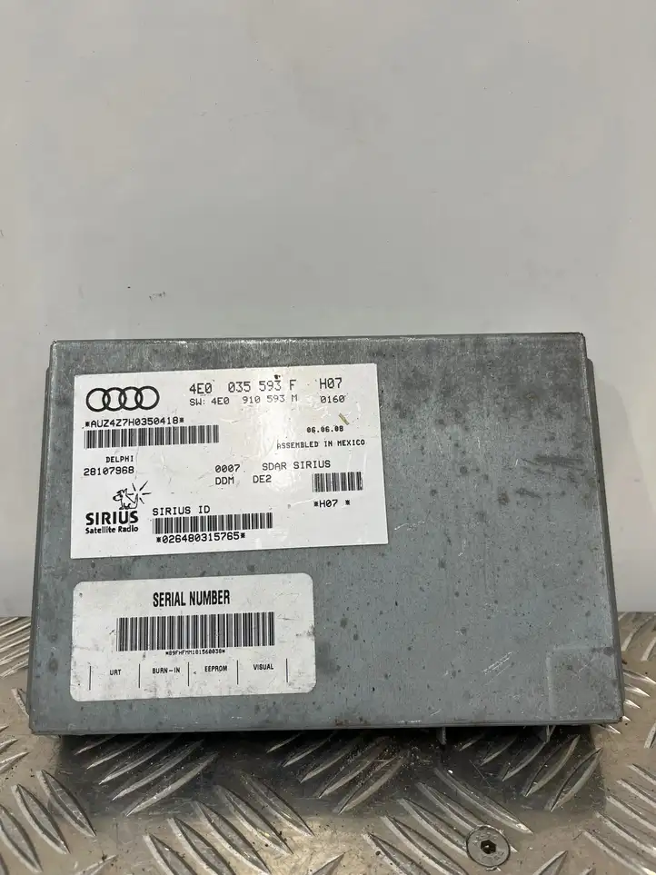 Audi A8 S8 D3 4E (2005 - 2007) 4E0035593F Контроллер мультимедийной системы — фото 1