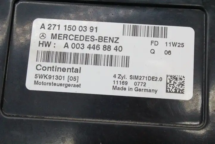 Mercedes-Benz E W212 (2009 - 2016) A0034468840 Комплект системы зажигания — фото 6