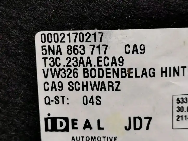 Volkswagen Tiguan (2016 - 2020) 5na863717 Коврик багажника — фото 4