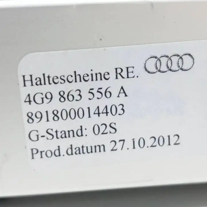 Audi A6 Allroad C7 (2012 - 2014) 4G9863556A Держатель шторки — фото 7