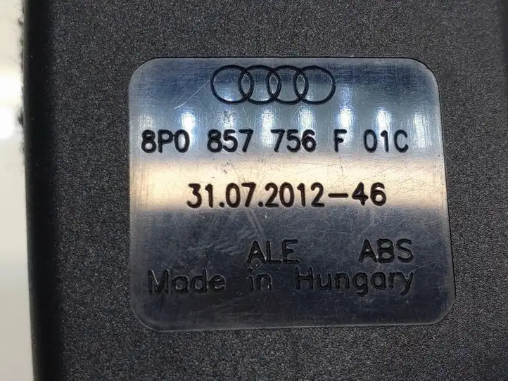 Audi A3/S3 8P (2008 - 2013) 8P0857756F Замок переднего ремня — фото 3