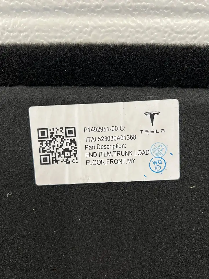 Tesla Model Y (2019 - 2024) P149295100C Пол багажника — фото 4