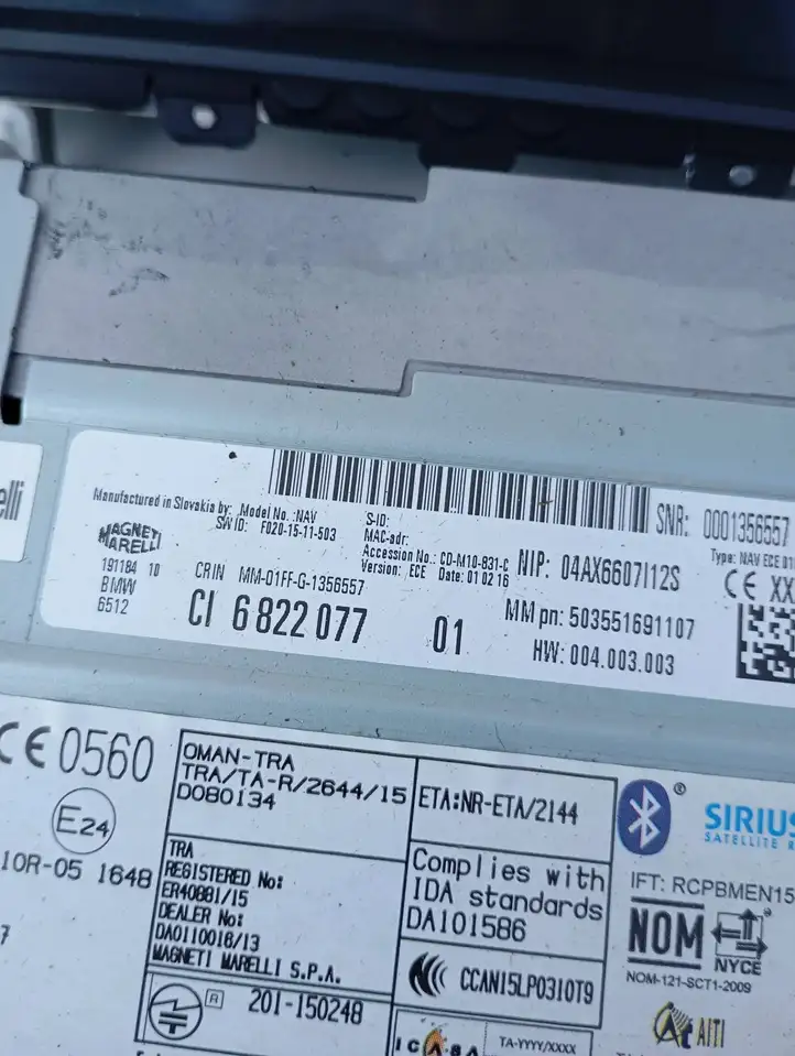 BMW 3 F30 F35 F31 (2012 - 2018) 6822077 Магнитола / мультимедийная система — фото 6
