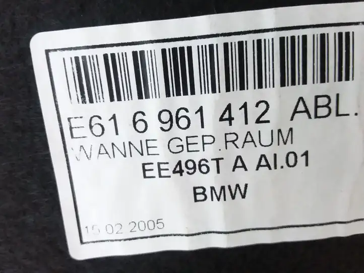 BMW 5 E60 E61 (2004 - 2010) 6961412 Пол багажника — фото 3