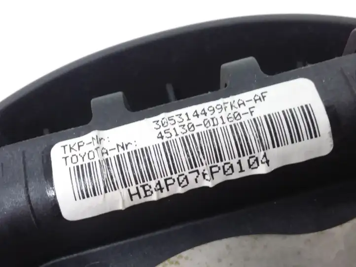 Toyota Yaris (2005 - 2009) 451300D160 Подушка безопасности руля — фото 3