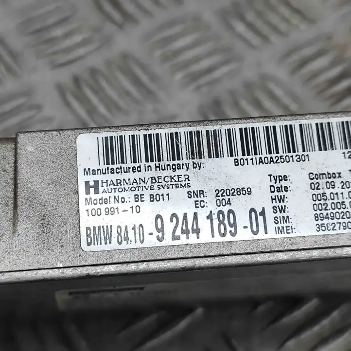 BMW 5 F10 F11 (2009 - 2016) 9244189 Bluetooth модуль — фото 6