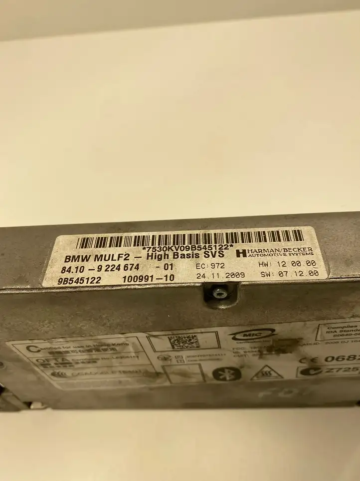 BMW 7 F01 (2008 - 2016) 9224674 Bluetooth модуль — фото 4
