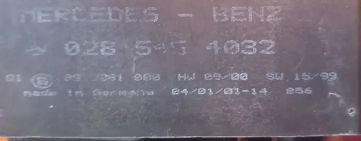 Mercedes-Benz S W220 (1998 - 2006) 0285454032 Реле накала свечей — фото 3