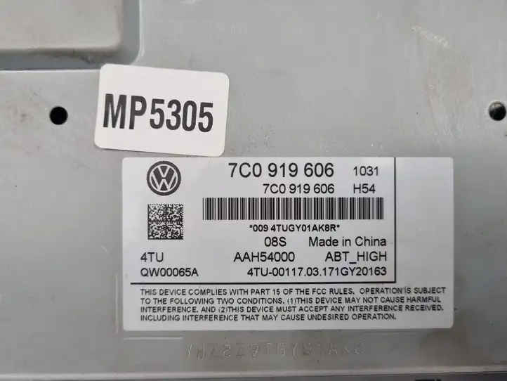 Volkswagen Golf VII (2013 - 2019) 7C0919606 Магнитола / мультимедийная система — фото 5