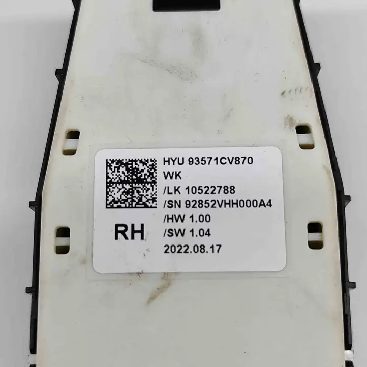 Kia EV6 (2021 - ) 93571CV870 Кнопка стеклоподъемников — фото 7
