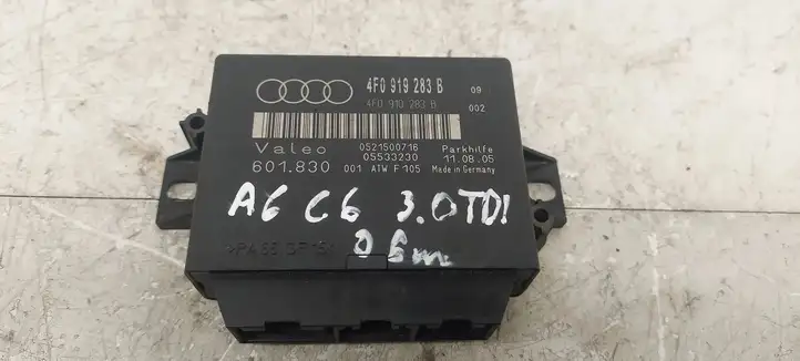 Audi A6 S6 C6 4F (2004 - 2008) 4F0919283B Блок управления парктрониками — фото 4