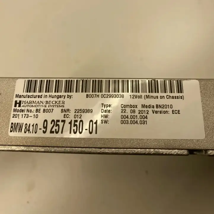 BMW X3 F25 (2010 - 2017) 9257150 Bluetooth модуль — фото 3