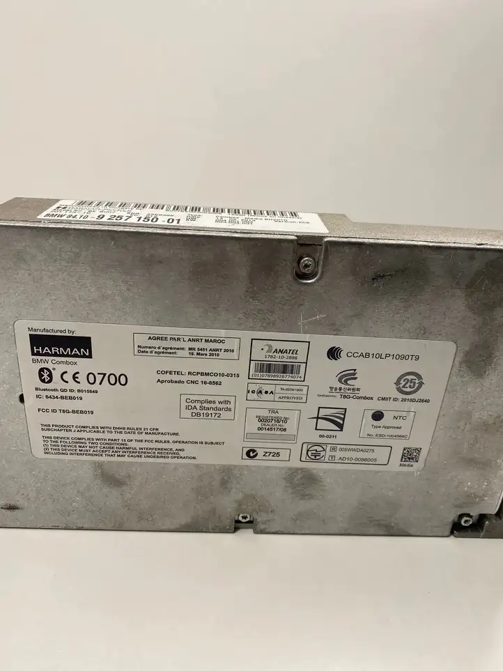 BMW 3 F30 F35 F31 (2012 - 2018) 9257150 Bluetooth модуль — фото 1