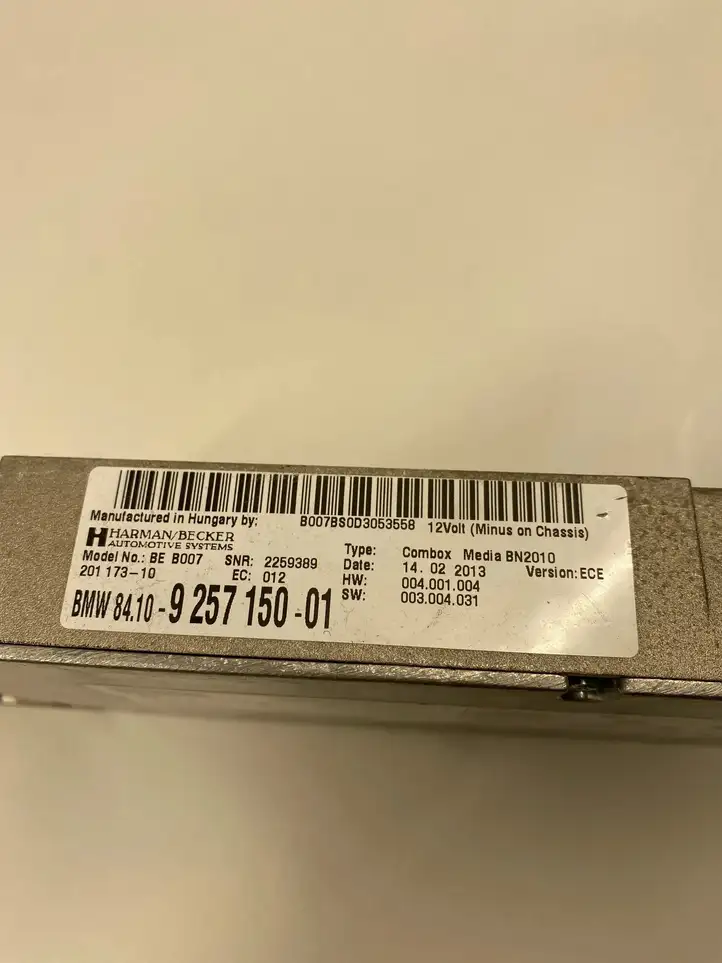 BMW 3 F30 F35 F31 (2012 - 2018) 9257150 Bluetooth модуль — фото 3