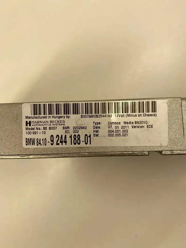 BMW 5 F10 F11 (2009 - 2016) 9244188 Bluetooth модуль — фото 3