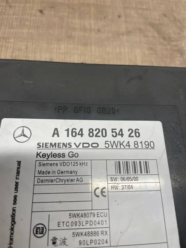 Mercedes-Benz ML W164 (2005 - 2011) A1648205426 Модуль комфорта — фото 3