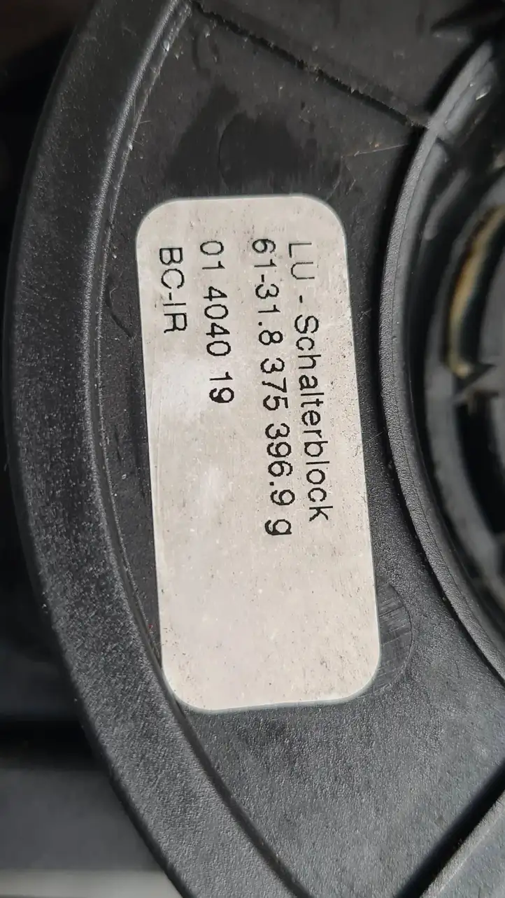 BMW 5 E39 (1996 - 2003) 8375396 Контактное кольцо SRS — фото 4