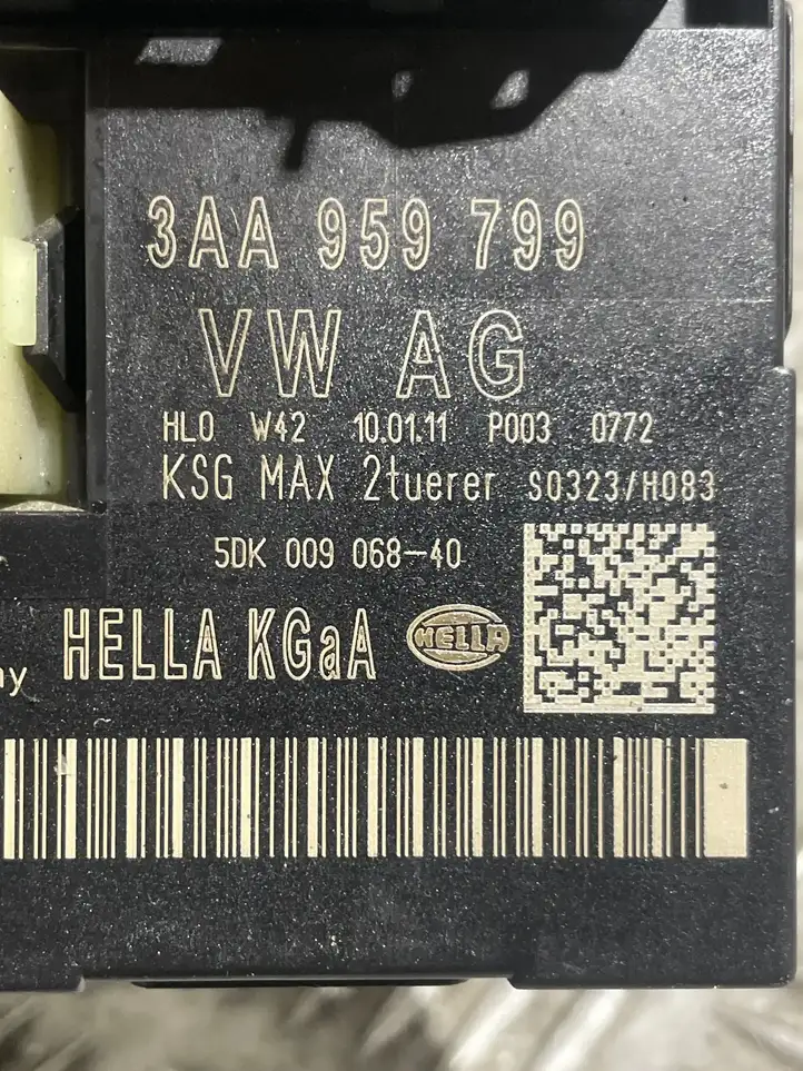 Volkswagen PASSAT B7 (2011 - 2014) 3AA959799 Модуль комфорта — фото 3