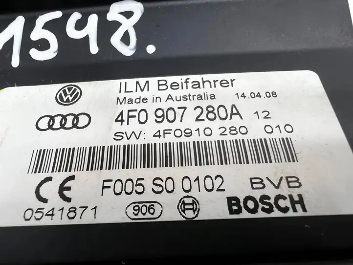 Audi A6 S6 C6 4F (2004 - 2008) 4F0907280A Прочие блоки управления — фото 4