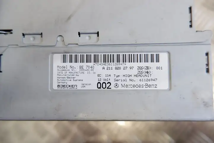 Mercedes-Benz (2011 - 2017) A2118202797 Магнитола / мультимедийная система — фото 3