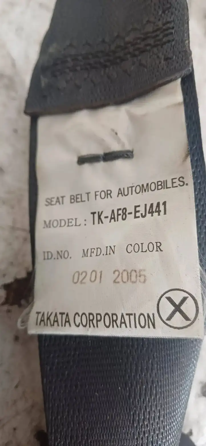 Honda Jazz (2004 - 2008) TKAF8EJ441 Передний ремень безопасности — фото 2