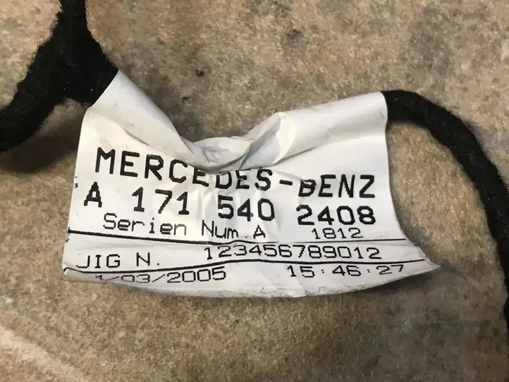 Mercedes-Benz SLK R171 (2005 - 2011) A1715402408 Солнцезащитный козырек — фото 9