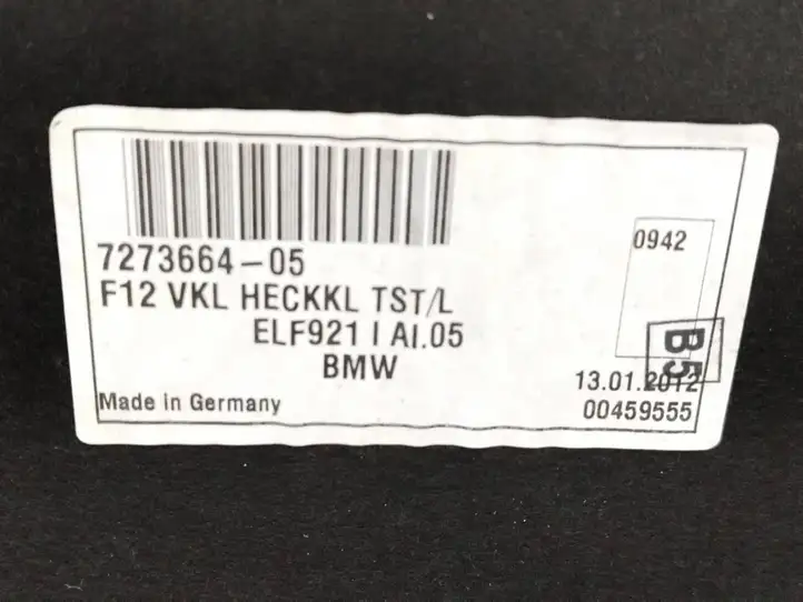 BMW 6 F12 F13 (2010 - 2018) 7273664 Основной отделочный щит — фото 6