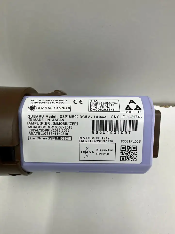 Subaru Outback (BT) (2019 - ) 83031FL00B Включатель зажигания и стартера — фото 3