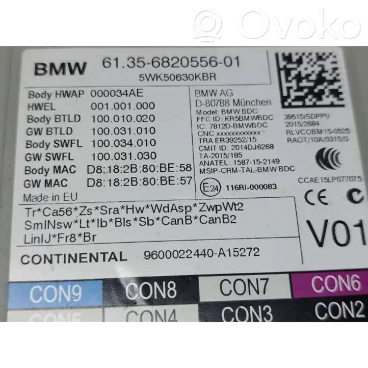 BMW 7 G11 G12 (2015 - 2022) 6820556 Модуль комфорта — фото 9