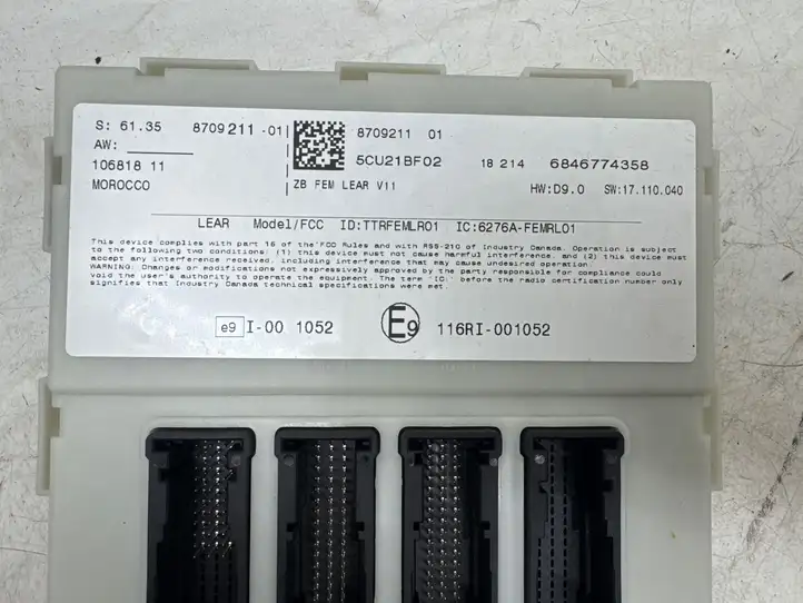 BMW 1 F20 F21 (2011 - 2019) 8709211 Модуль комфорта — фото 2