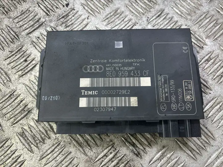 Audi A4 S4 B7 8E 8H (2004 - 2009) 8E0959433CF Модуль комфорта — фото 1