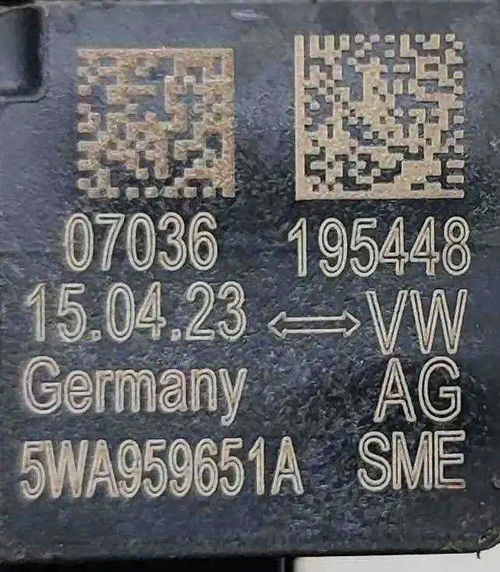 Audi A3/S3 8Y (2020 - ) 5WA959651A Датчик удара SRS — фото 7