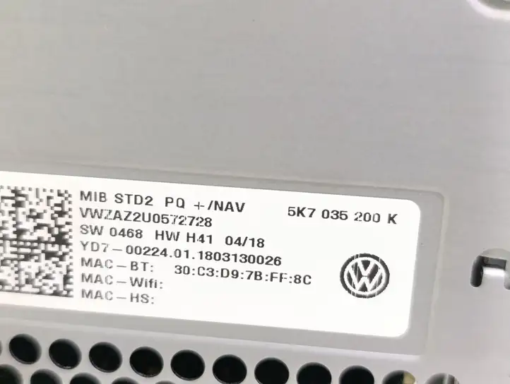 Volkswagen Sharan (2003 - 2010) 5K7035200K Магнитола / мультимедийная система — фото 6