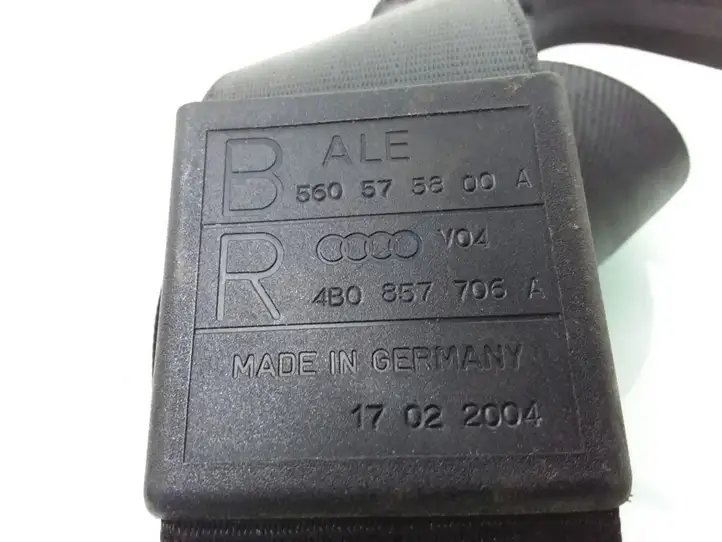 Audi A6 S6 C5 4B (2001 - 2004) 4B0857706A Передний ремень безопасности — фото 3