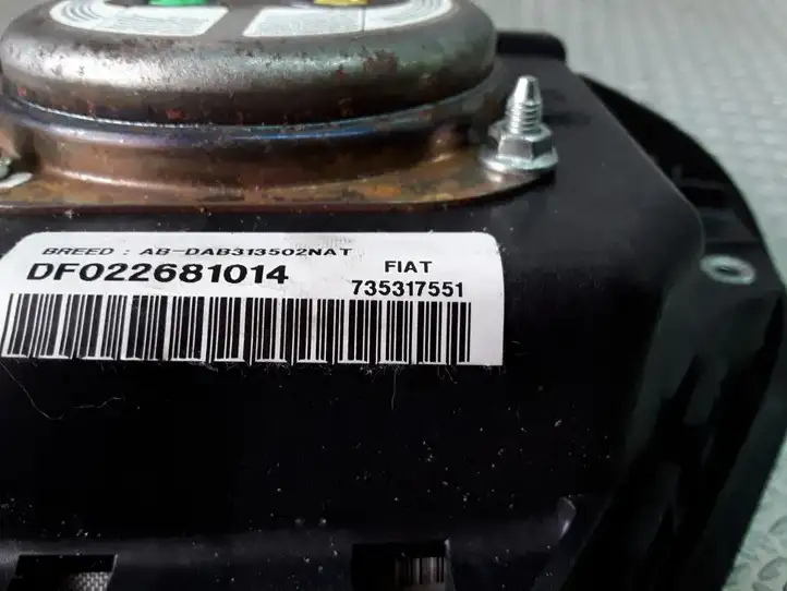 Fiat Stilo (2001 - 2010) 735317551 Подушка безопасности руля — фото 3