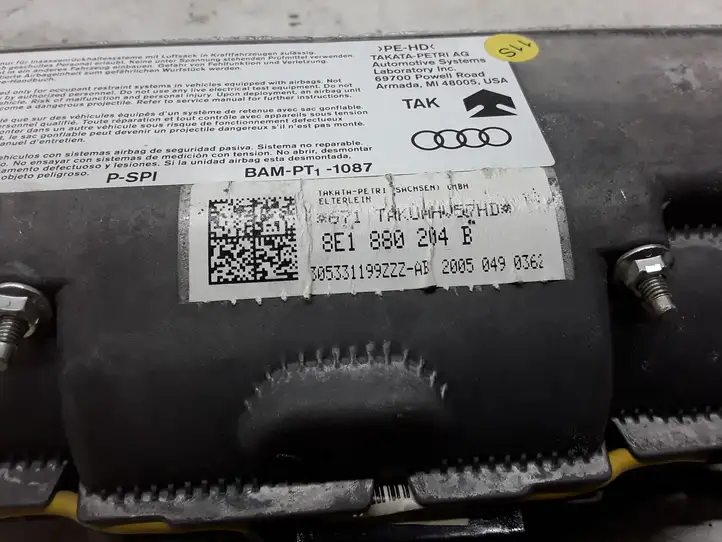 Audi A4 S4 B7 8E 8H (2004 - 2009) 8E1880204B Подушка безопасности пассажира — фото 3