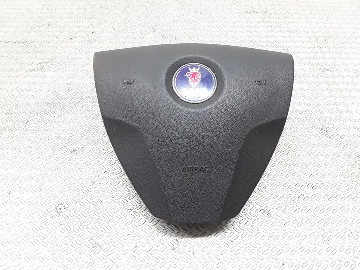 Saab 9-3 Ver2 (2003 - 2007) 498997212 Подушка безопасности руля — фото 1