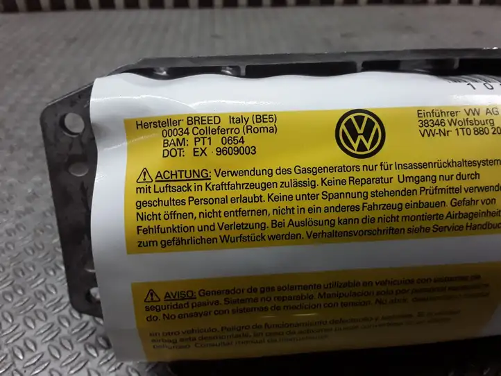 Volkswagen Touran I (2003 - 2010) Подушка безопасности пассажира — фото 2