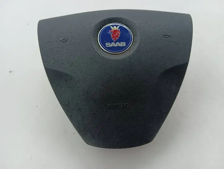 Saab 9-3 Ver2 (2003 - 2007) 498997212 Подушка безопасности руля — фото 1