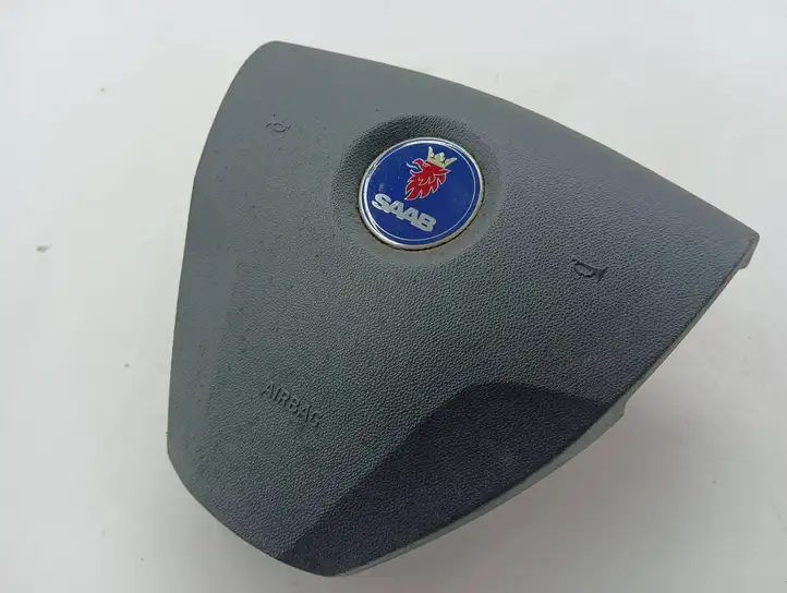 Saab 9-3 Ver2 (2003 - 2007) 498997212 Подушка безопасности руля — фото 3
