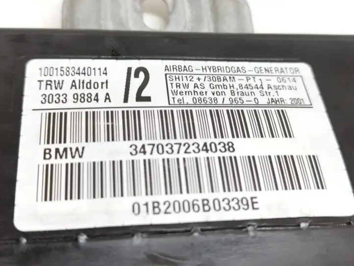 BMW X5 E53 (1999 - 2006) 30339884A Подушка безопасности двери — фото 6