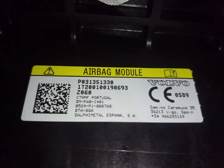 Volvo XC90 (2019 - ) 031351330 Подушка безопасности пассажира — фото 2