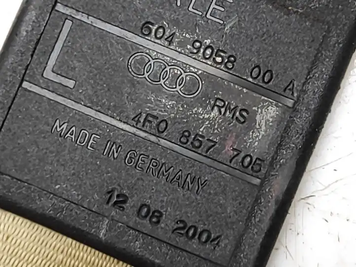 Audi A6 S6 C6 4F (2004 - 2008) 4F0857705 Передний ремень безопасности — фото 2