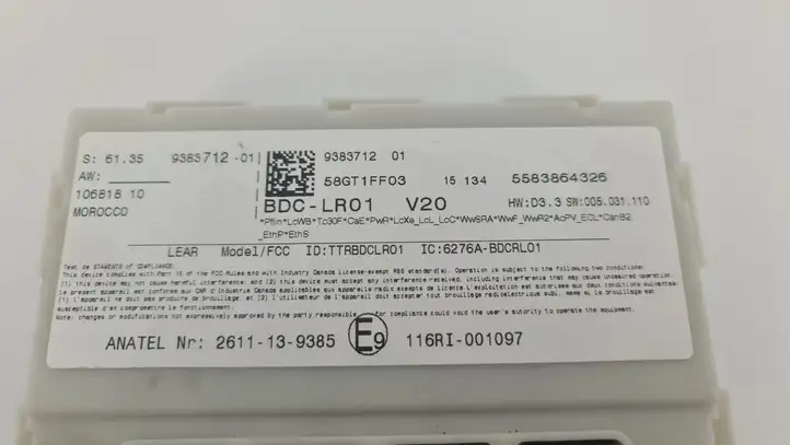 BMW X5 F15 (2013 - 2017) 9383712 Модуль комфорта — фото 3