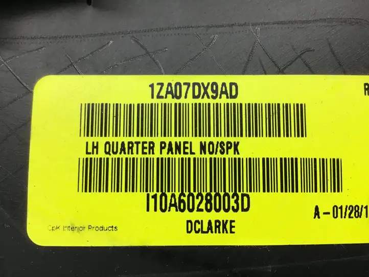 Dodge Challenger (2014 - ) 1ZA07DX9AD Обшивка задней боковой панели (купе) — фото 5