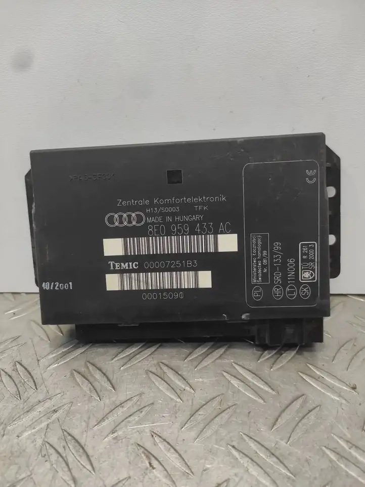 Audi A4 S4 B6 8E 8H (2000 - 2006) 8E0959433AC Модуль комфорта — фото 1